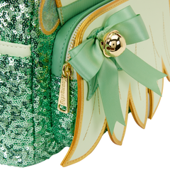 peter pan tinker bell holiday cosplay sequin mini backpack