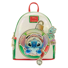 stitch & scrump iridescent holiday ornament mini backpack