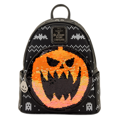the nightmare before christmas jack skellington reversible sequins mini backpack