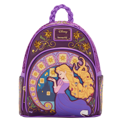 tangled rapunzel exclusive lanterns quilted mini backpack
