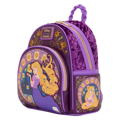 tangled rapunzel exclusive lanterns quilted mini backpack