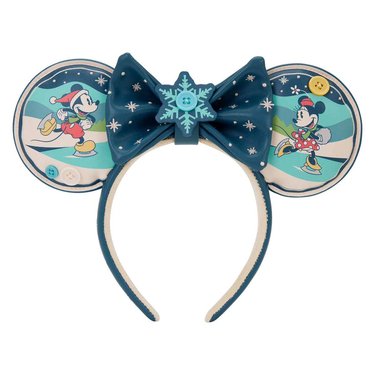 mickey & minnie holiday ear headband