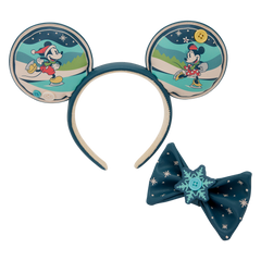 mickey & minnie holiday ear headband