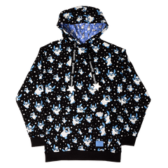 stitch ghost costume all-over print unisex hoodie