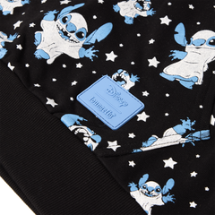 stitch ghost costume all-over print unisex hoodie