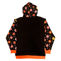 mickey & minnie floral ghost glow unisex hoodie