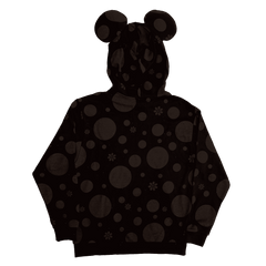 minnie mouse floral rock the dots unisex hoodie