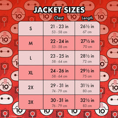 big hero 6 10th anniversary baymax & friends unisex bomber jacket