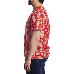 mickey & friends gingerbread cookie all-over print unisex tee