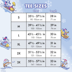 mickey & friends winter wonderland unisex tee