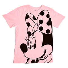 minnie mouse floral rock the dots unisex tee