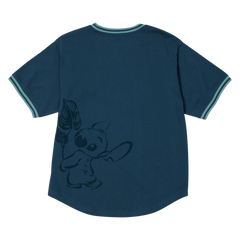 stitch patch unisex ringer tee