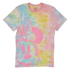 minnie mouse pastel tie-dye unisex tee
