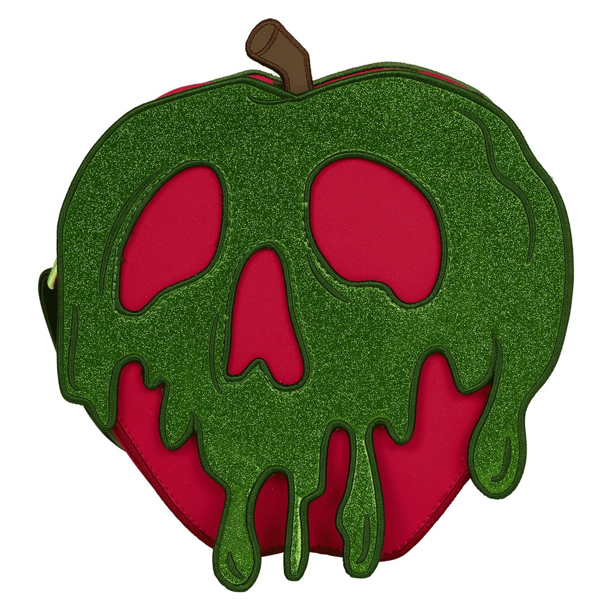 snow white and the seven dwarfs exclusive evil queen poison apple glitter crossbody bag