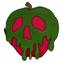 snow white and the seven dwarfs exclusive evil queen poison apple glitter crossbody bag