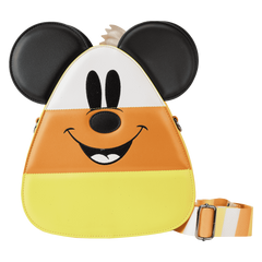 mickey and minnie mouse candy corn crossbody bag