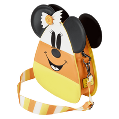 mickey and minnie mouse candy corn crossbody bag