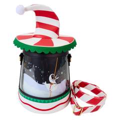 the nightmare before christmas town carousel spinning figural crossbody bag