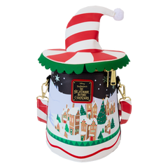 the nightmare before christmas town carousel spinning figural crossbody bag