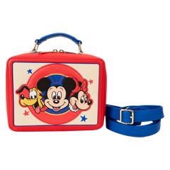 mickey & friends classic lunchbox crossbody bag