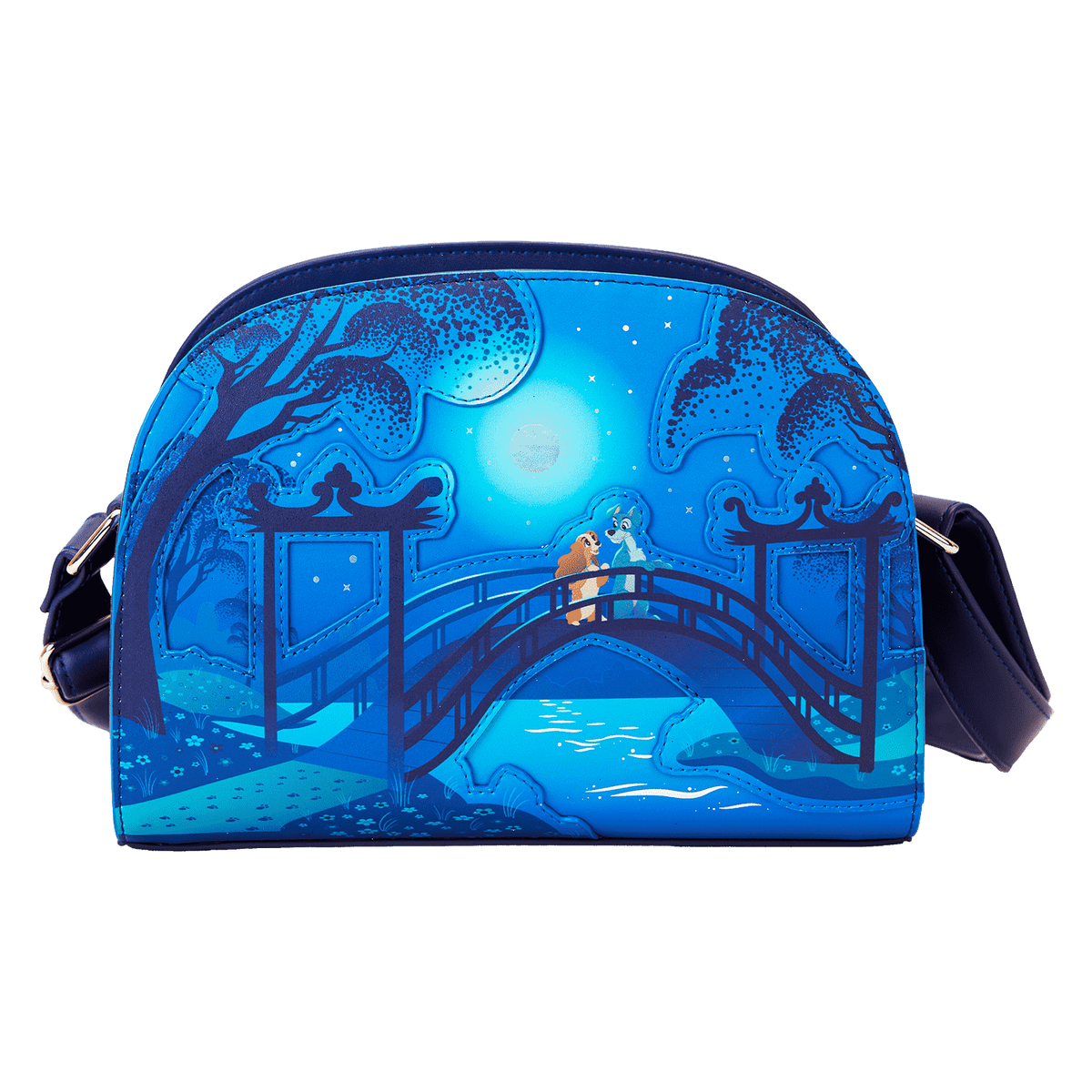 lady and the tramp 70th anniversary crossbody bag