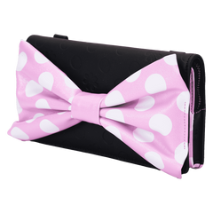 minnie mouse floral rock the dots clutch crossbody bag