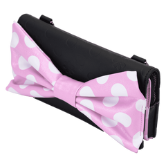 minnie mouse floral rock the dots clutch crossbody bag