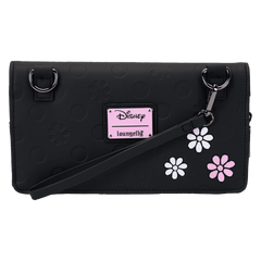 minnie mouse floral rock the dots clutch crossbody bag