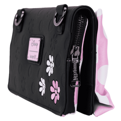 minnie mouse floral rock the dots clutch crossbody bag