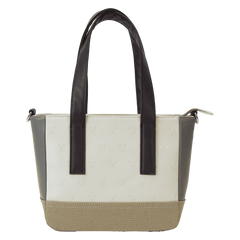 mickey & friends canvas mini tote crossbody bag