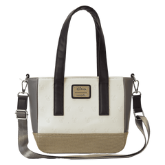 mickey & friends canvas mini tote crossbody bag