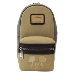 mickey & friends canvas drink holder crossbody bag