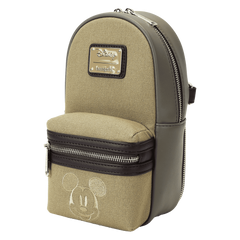 mickey & friends canvas drink holder crossbody bag