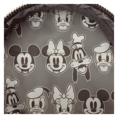 mickey & friends canvas drink holder crossbody bag