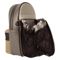 mickey & friends canvas drink holder crossbody bag