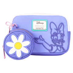 daisy duck 85th anniversary sling crossbody bag with coin bag