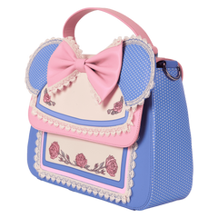 minnie mouse floral and lace crossbody bag
