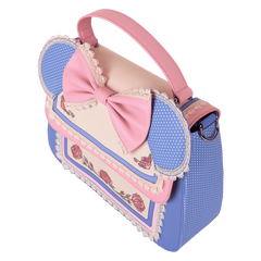 minnie mouse floral and lace crossbody bag