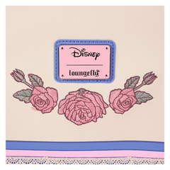 minnie mouse floral and lace crossbody bag