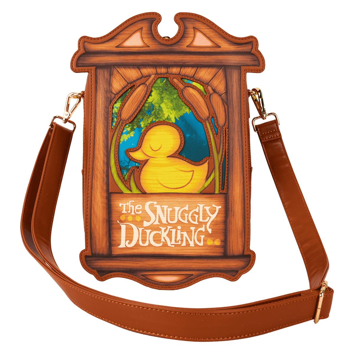 tangled rapunzel the snuggly duckling crossbody bag
