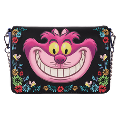 alice in wonderland cheshire cat tulgey wood crossbody bag