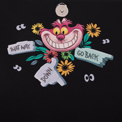 alice in wonderland cheshire cat tulgey wood crossbody bag