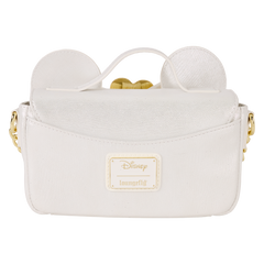 minnie mouse iridescent lace wedding crossbody bag