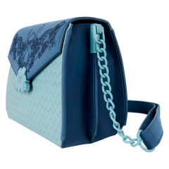 stitch embroidered floral crossbody bag