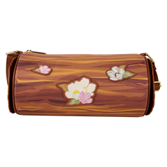 the fox and the hound forest floral log figural crossbody bag