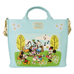 mickey & friends exclusive park day convertible backpack & tote crossbody bag