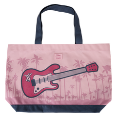 hannah montana guitar canvas tote bag