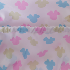 minnie mouse pastel tie-dye molded figural crossbody bag