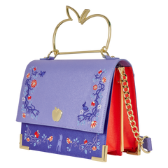 snow white shimmer crossbody bag