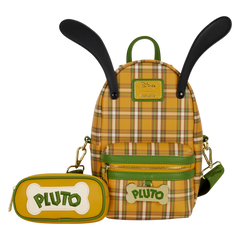 pluto 95th anniversary plaid sling crossbody bag with coin bag